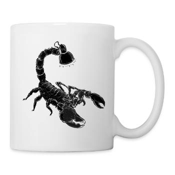 Skorpion - Tasse - Weiß - Rechts