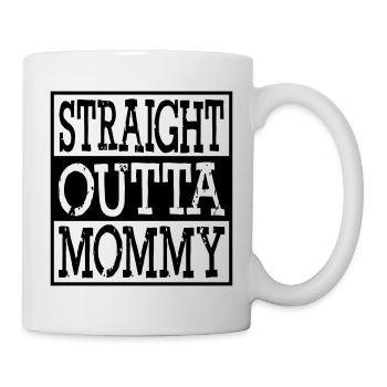Tout de suite maman - Mug blanc - blanc - Droite