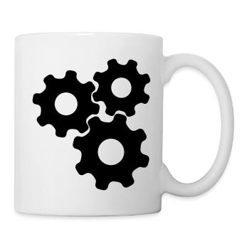 Gears - Tasse - Weiß - Rechts