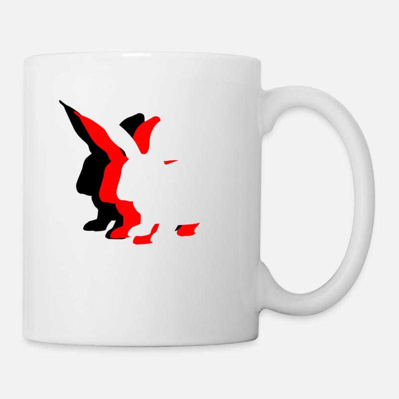 Lapin Lapin Lapin Antifa - Mug blanc - blanc
