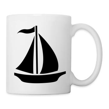 Sailing Boat - Mug blanc - blanc - Droite