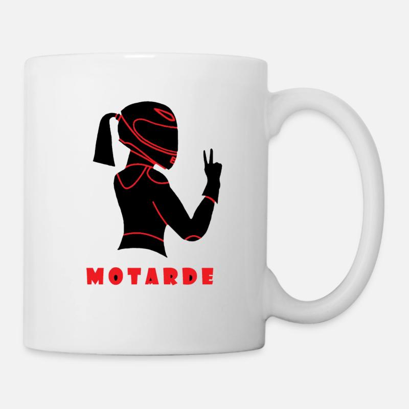 Biker - Tasse - Weiß