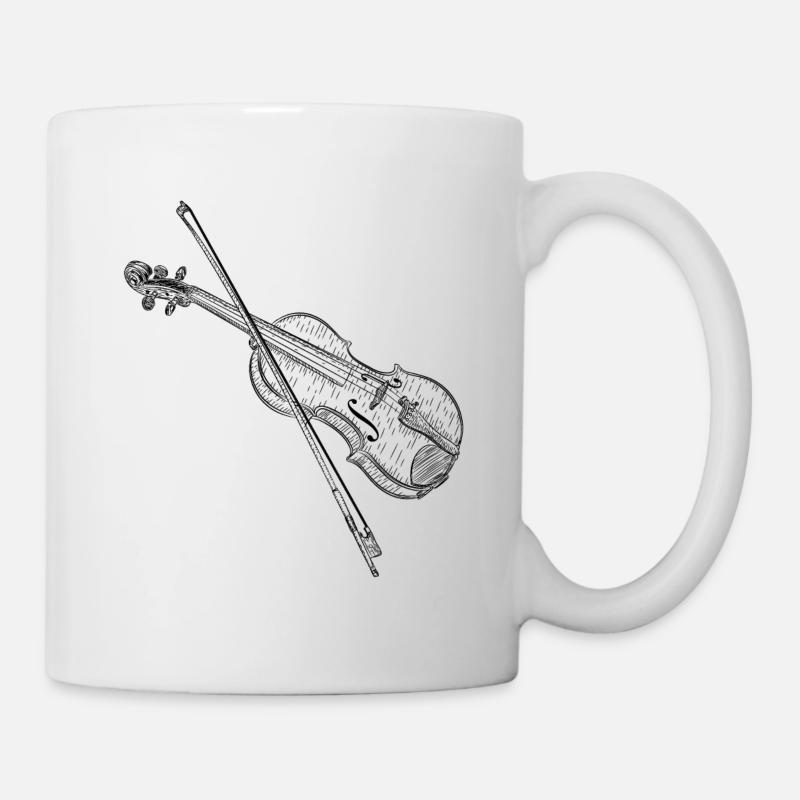 Violon - Mug blanc - blanc