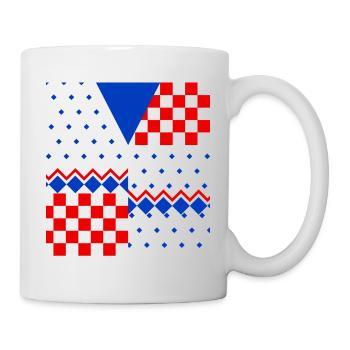 kononowicz / kononowicza Konon sweter geometryczny - Tasse - Weiß - Rechts