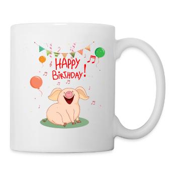 Anniversaire - Joyeux Anniversaire - Mug blanc - blanc - Droite