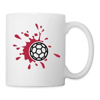 Handball - Tasse - Weiß - Rechts