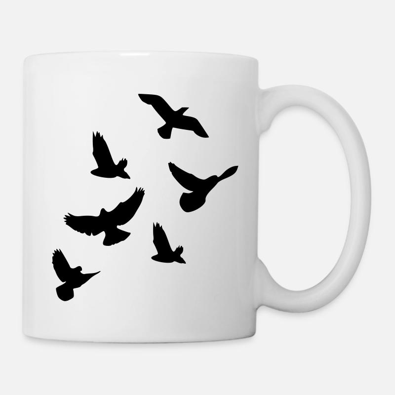 Vögel - Tasse - Weiß