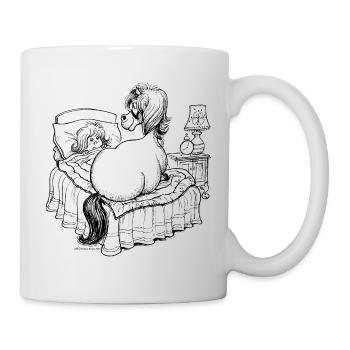 PonyBed Thelwell Cartoon - Mug - white - Right
