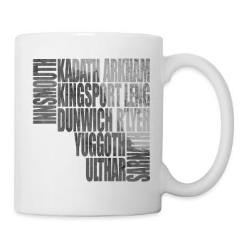 Lovecraftian Plätze - Tasse - Weiß - Rechts
