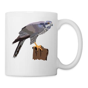 Habicht - Tasse - Weiß - Rechts