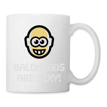 Baldheads Are Sexy (Bald Head NEG 3C) - Tasse - Weiß - Rechts