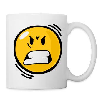Smiley Anger - Mug - white - Right