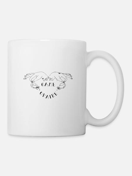 GAME OVAIRE - Mug - white