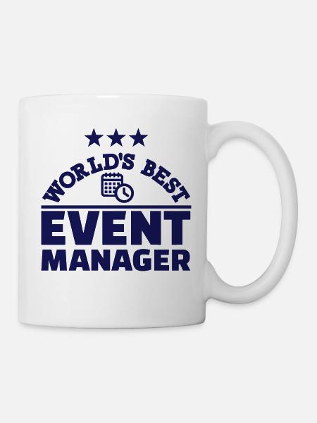 Event Manager - Tasse - Weiß