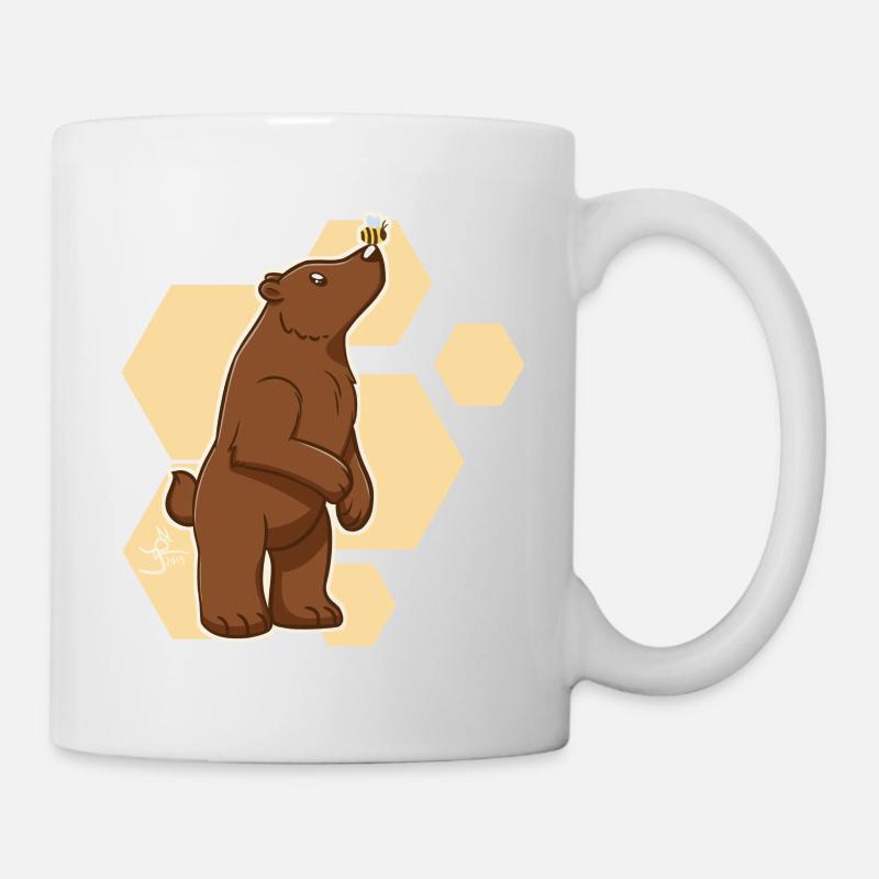 Bär Biene - Tasse - Weiß