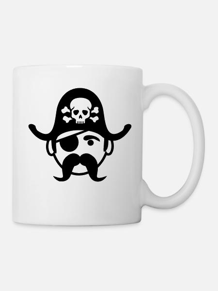 Pirate - Mug blanc - blanc