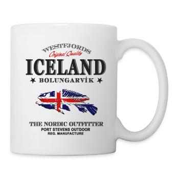 Iceland Fishing - Tasse - Weiß - Rechts