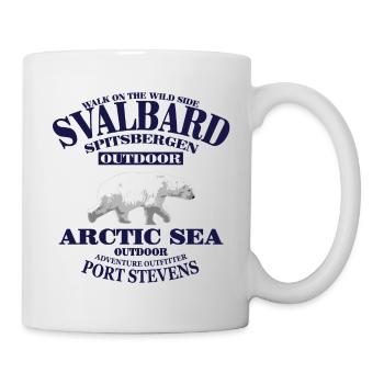 Spitsbergen - Svalbard - Spitzbergen - Polar Bear - Tasse - Weiß - Rechts