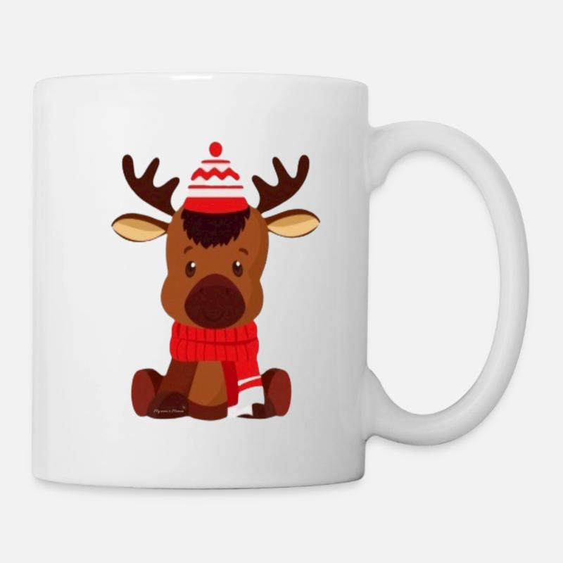 Petit renne Noel - Mug blanc - blanc