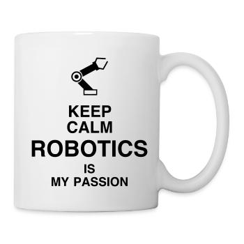 Robotik / Roboter / Robot / Robotics - Tasse - Weiß - Rechts
