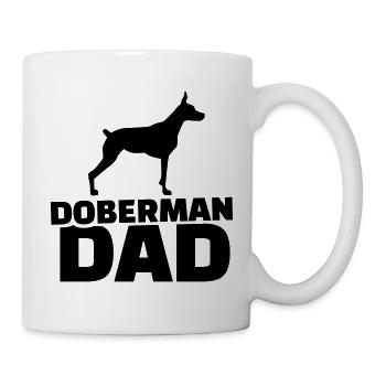 Dobermann - Tasse - Weiß - Rechts