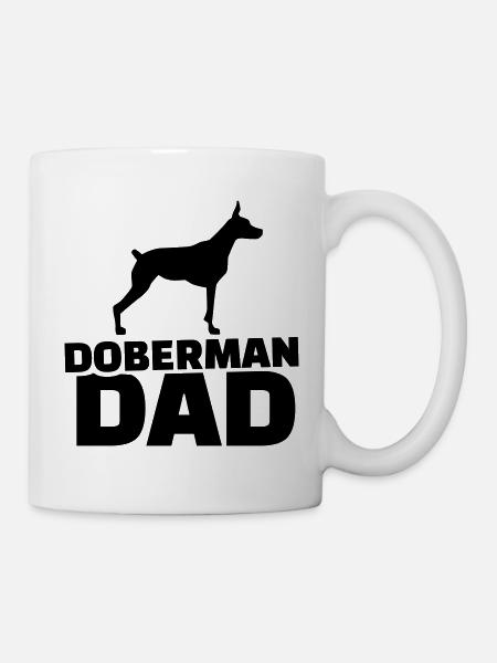 Doberman - Mug - white