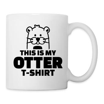 Otter - Tasse - Weiß - Rechts