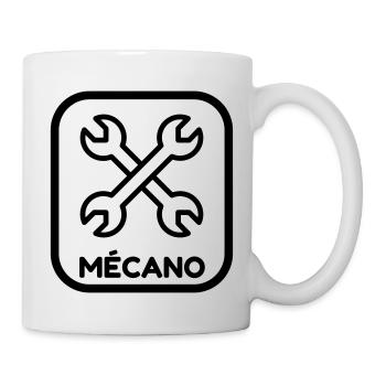 Mechanic Mechanik Mécanique Mécanicien Garage - Mug - white - Right