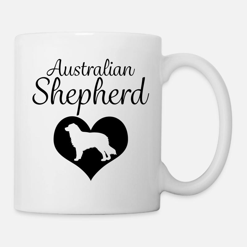 Australian Shepherd Aussie Hütehund Geschenk - Tasse - Weiß