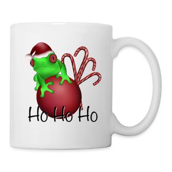Santa Claus frog prince candy canes Nicholas - Mug - white - Right