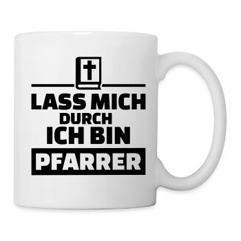 Pfarrer - Tasse - Weiß - Rechts