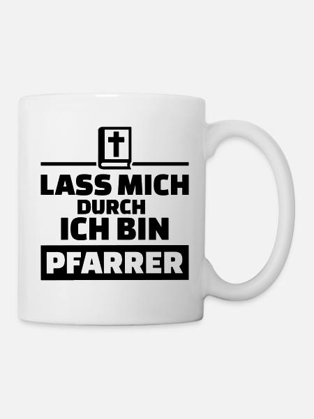 Pfarrer - Tasse - Weiß