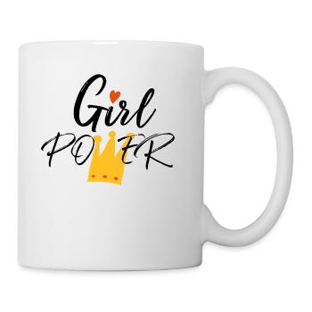Girl Power - Slogan - Tasse - Weiß - Rechts