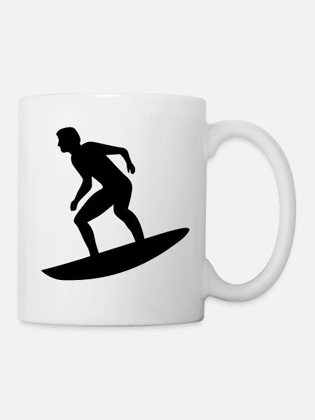 surf - Mug blanc - blanc
