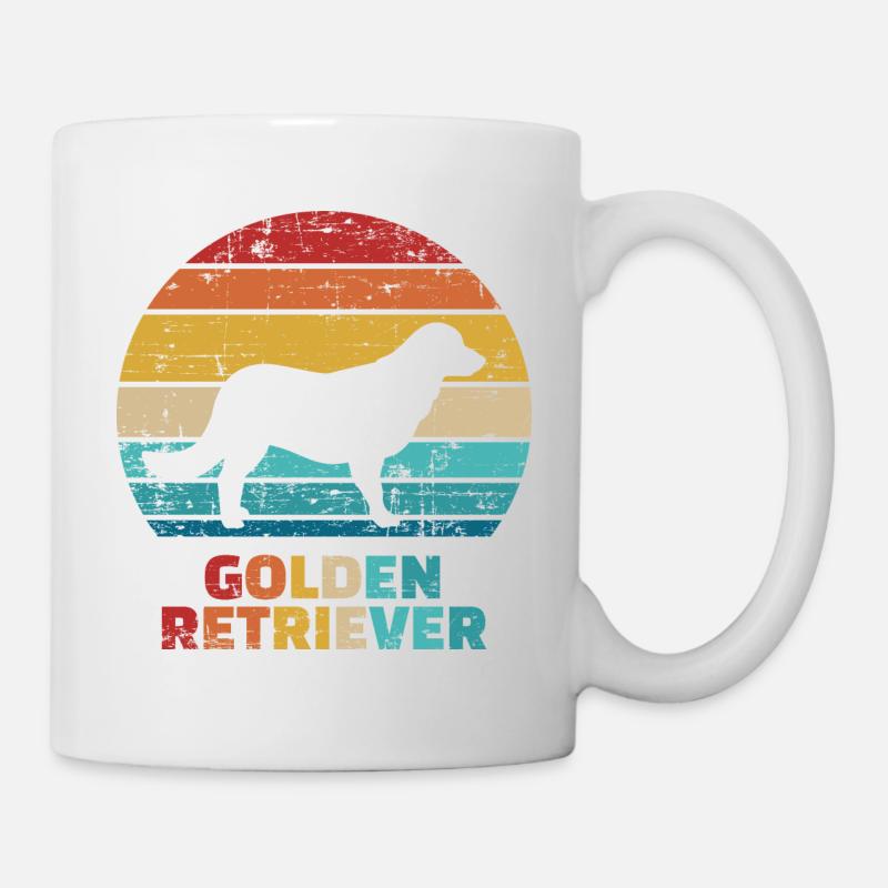 Golden Retriever - Tasse - Weiß