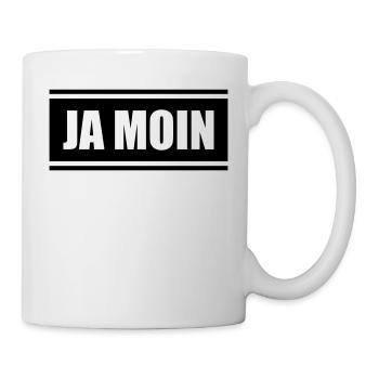 Ja moin - Tasse - Weiß - Rechts