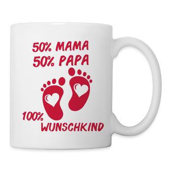 100_wunschkind_001 - Tasse - Weiß - Rechts
