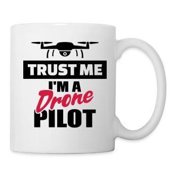 drone - Mug blanc - blanc - Droite