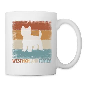 Cadeau pour chien Westie West Highland Terrier - Mug blanc - blanc - Droite