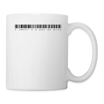 Cool quotes / Love is priceless - Mug - white - Right