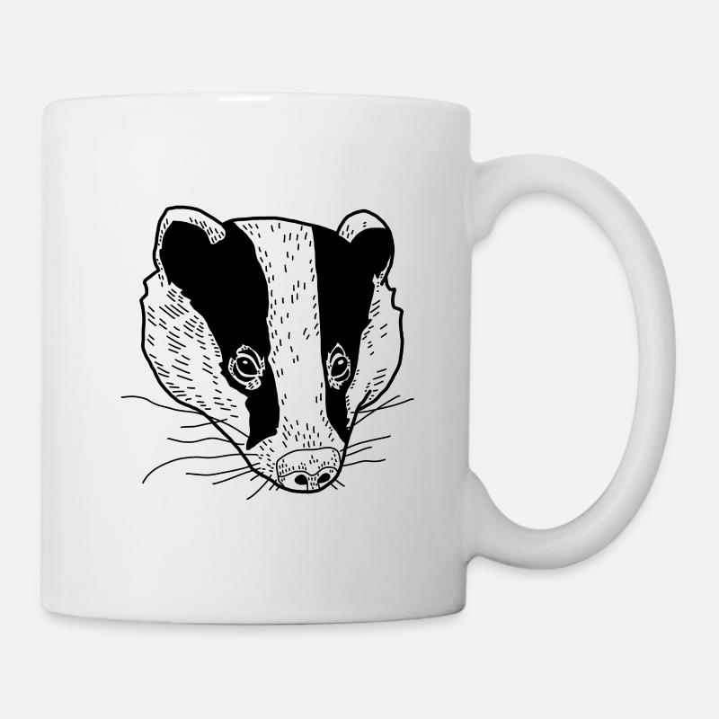 Dachs - Tasse - Weiß