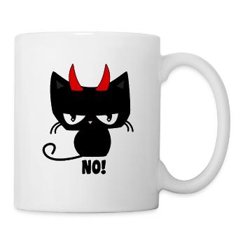 Devilish cat No. - Mug - white - Right