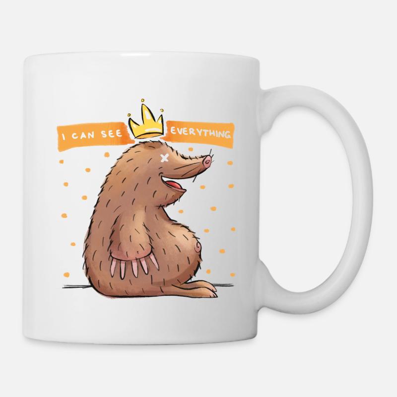 I Can See Everything - Tasse - Weiß
