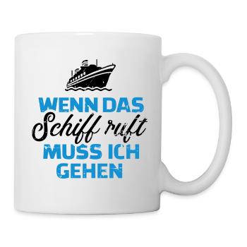 Kreuzfahrt - Tasse - Weiß - Rechts