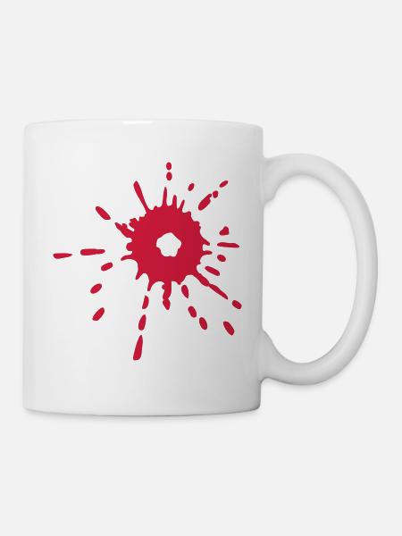 Blut - Tasse - Weiß