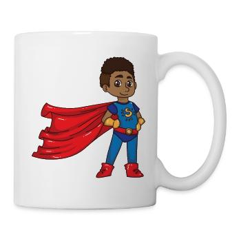 Super Hero Boy - Tasse - Weiß - Rechts