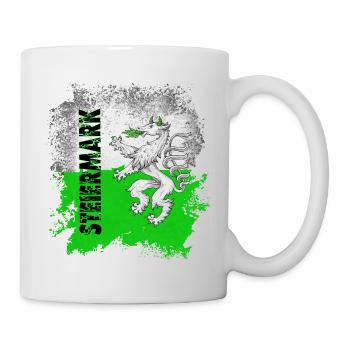 Steiermark Retro Style - Tasse - Weiß - Rechts