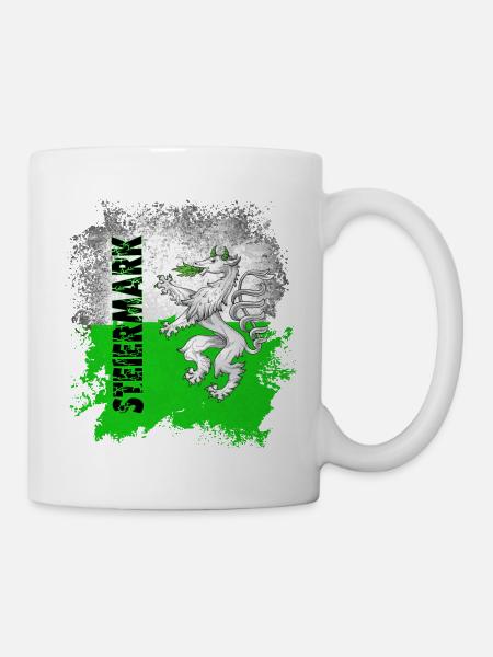 Steiermark Retro Style - Tasse - Weiß