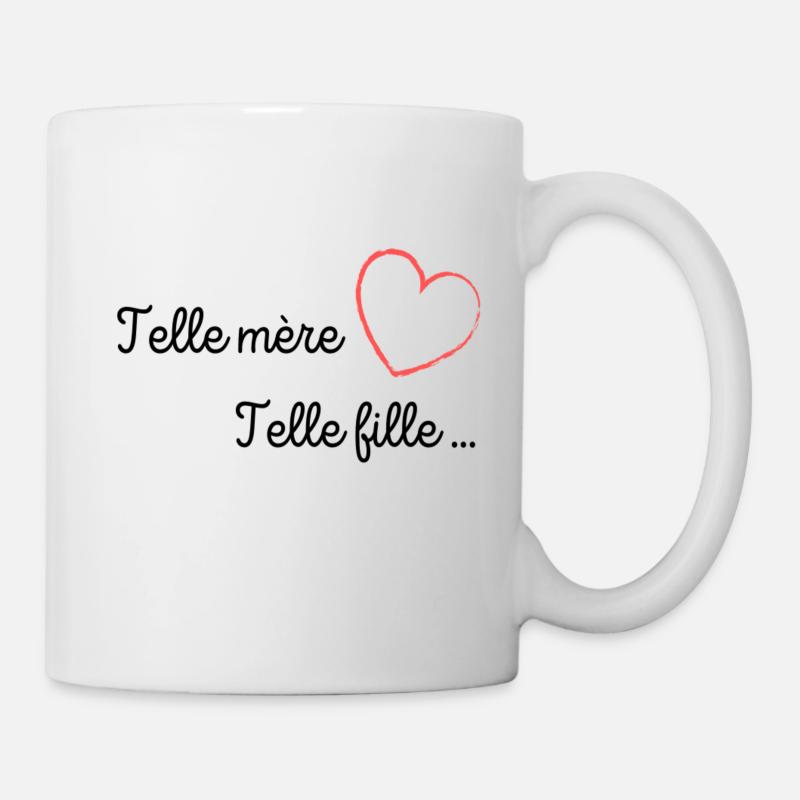 Telle mère telle fille - Mug blanc - blanc