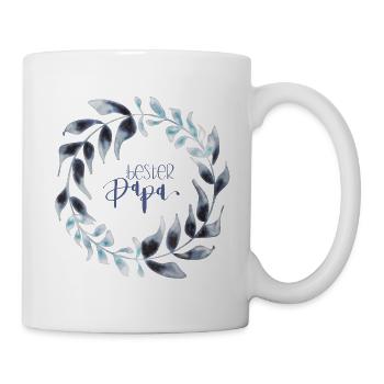 Bester Papa - Tasse - Weiß - Rechts
